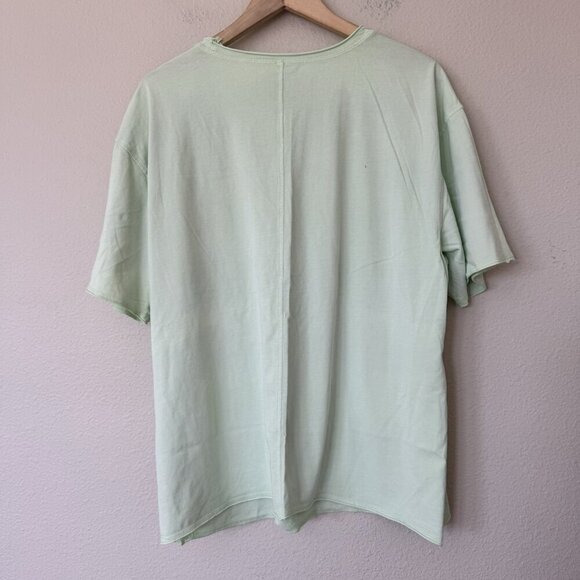 Fabletics Short Sleeve Tee Top Mint Green Lightweight Stretch XXL - Picture 6 of 7